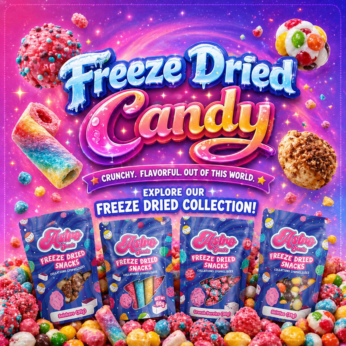 Astro Snack Astro Snacks - Freeze Dried Candy & Dubai Chocolate